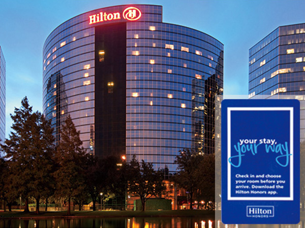 Hilton Hotel Room Card